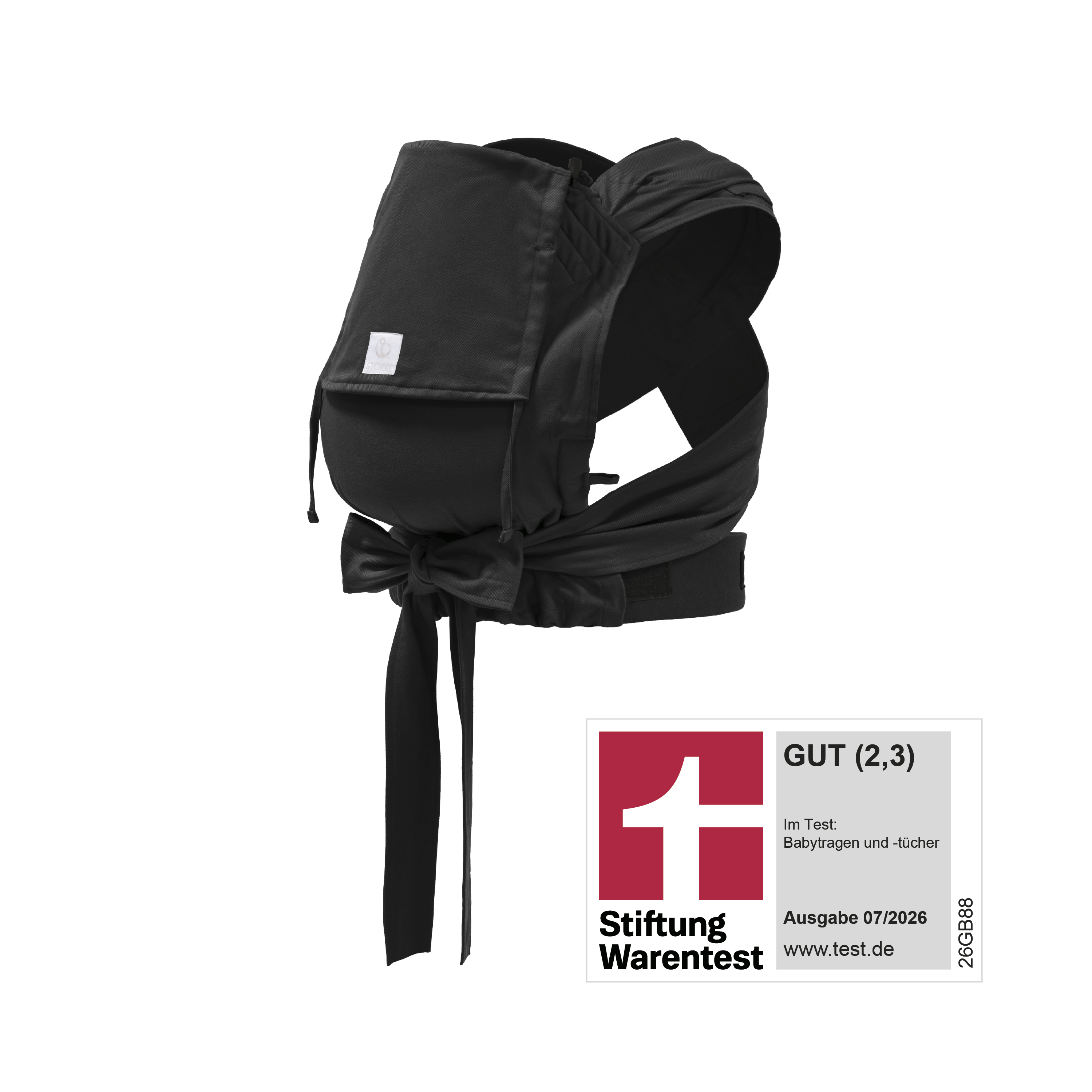 Portabebé Stokke® Limas™ - Portabebés para recién nacidos, Negro, mainview galería de imágenes 1